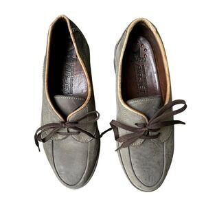 Mephisto M Air-Jet Comfort Women's Size 6.5 US Gray Suede Leather Lace Up‎